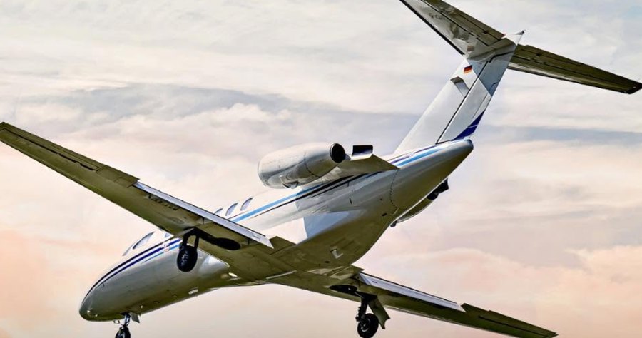 Aircraft in flight